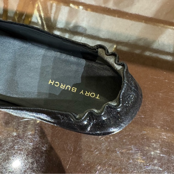 TORY BURCH Women Claire Elastic Nappa Leather Ballet Shoes - Picture 3 of 3